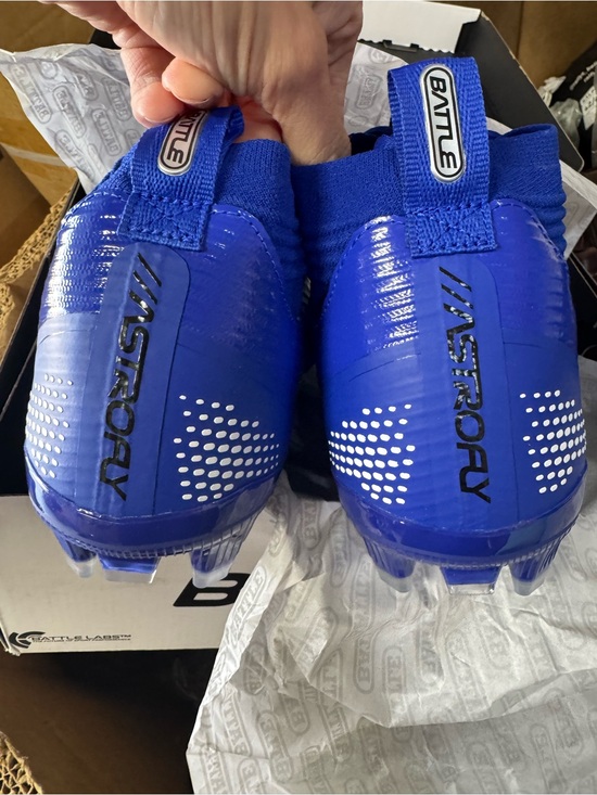 Battle AstroFly Football Cleats Men\'s Size 14 Royal Blue White New Featherlight main image 4